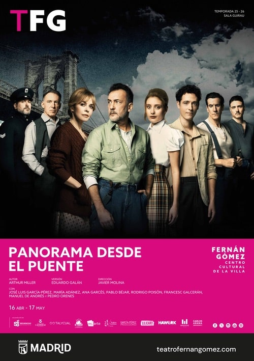 Panorama desde el puente en Teatro Fernán Gómez