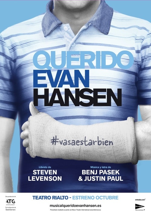 Querido Evan Hansen en Teatro Rialto