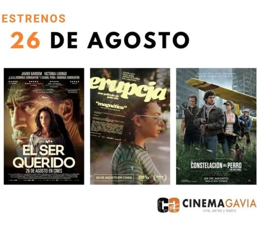 Estrenos del 26 de agosto de 2026