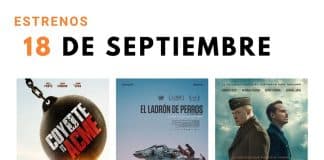 Estrenos del 18 de septiembre de 2026