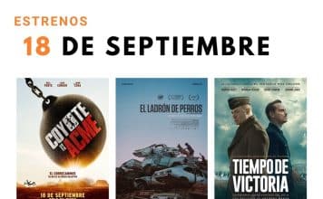 Estrenos del 18 de septiembre de 2026