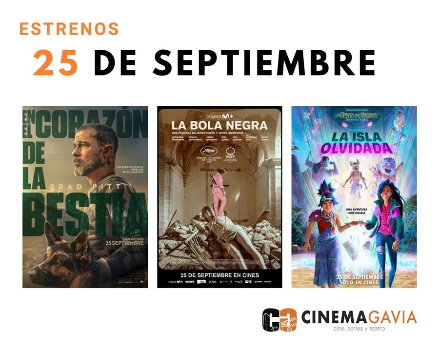 Estrenos del 25 de septiembre de 2026