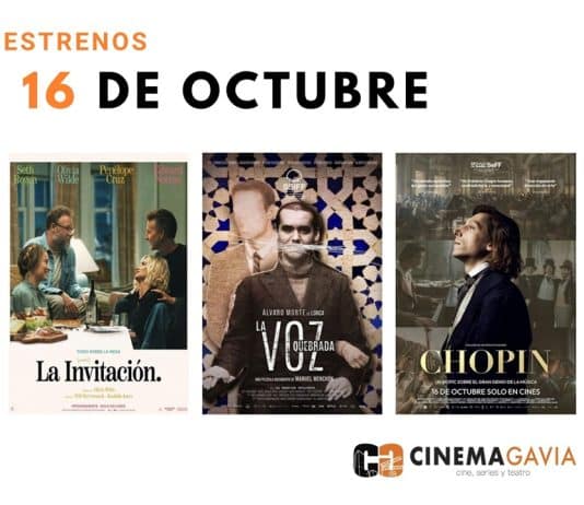 Estrenos del 16 de octubre de 2026