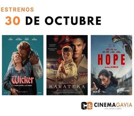 Estrenos del 30 de octubre de 2026